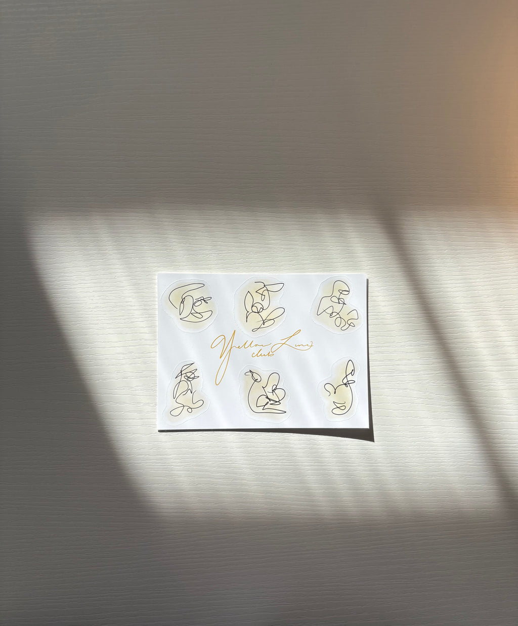 One-Line Sticker Sheet- Mini Drawings